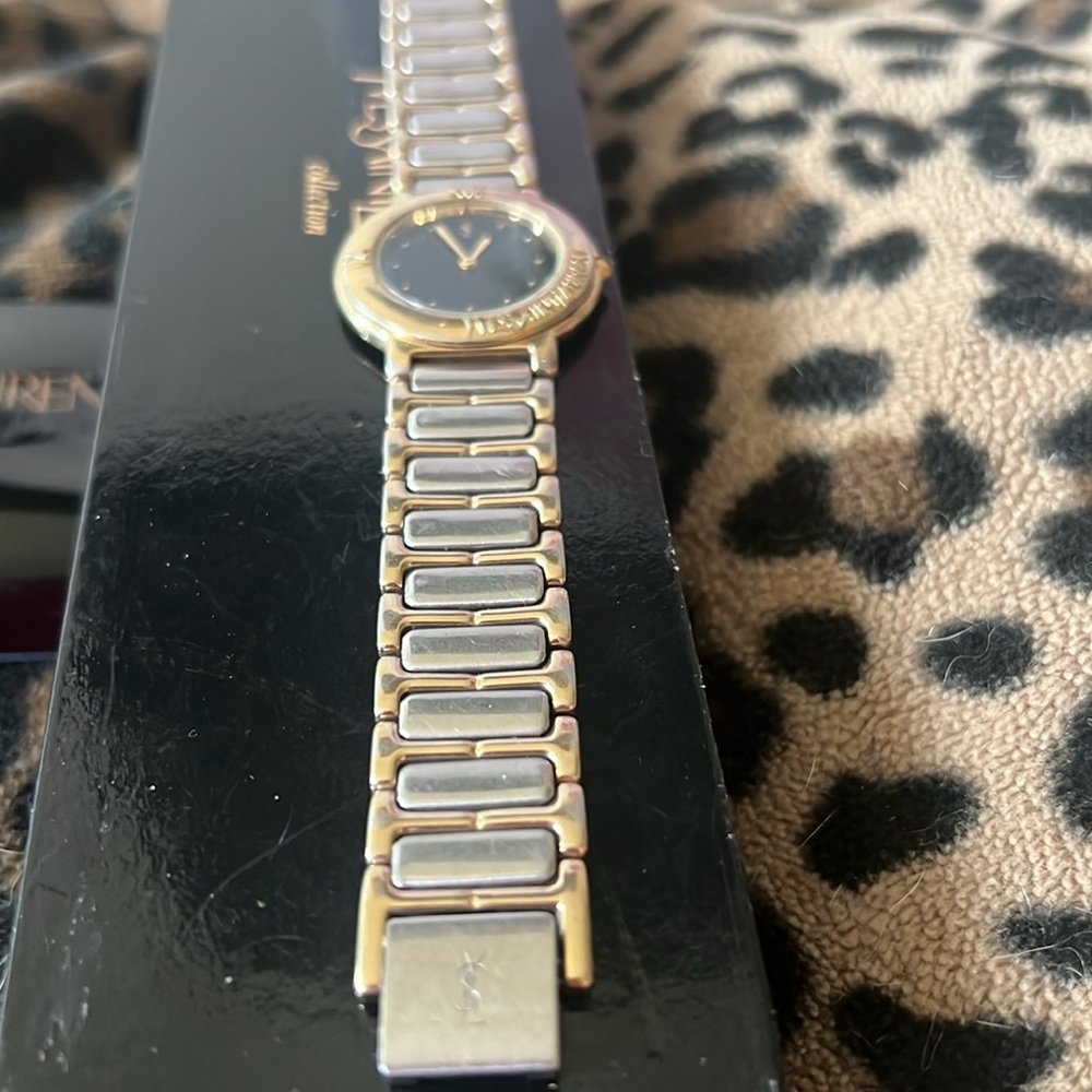Yves Saint Laurent collection ladies two toned watch - Picture 3 of 8